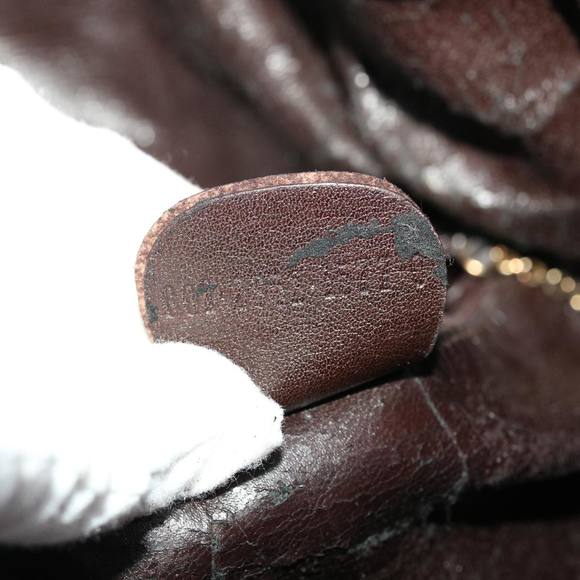 GUCCI Bamboo Hand Bag Leather 2way Black 001.2852.1577.0 Auth bs5868 - Picture 11 of 16